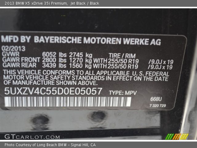 2013 BMW X5 xDrive 35i Premium in Jet Black
