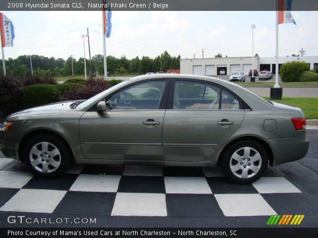 2008 Hyundai Sonata GLS in Natural Khaki Green
