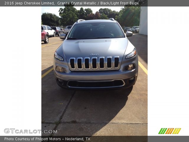 2016 Jeep Cherokee Limited in Granite Crystal Metallic