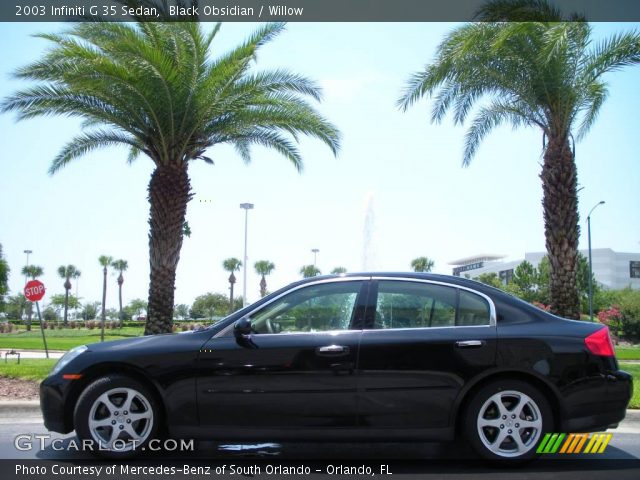 2003 Infiniti G 35 Sedan in Black Obsidian