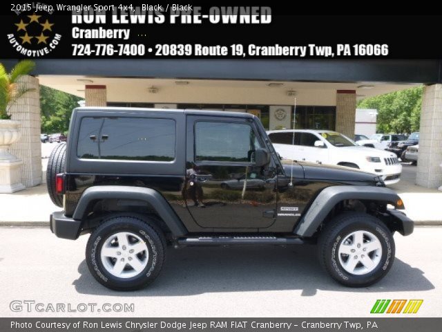 2015 Jeep Wrangler Sport 4x4 in Black
