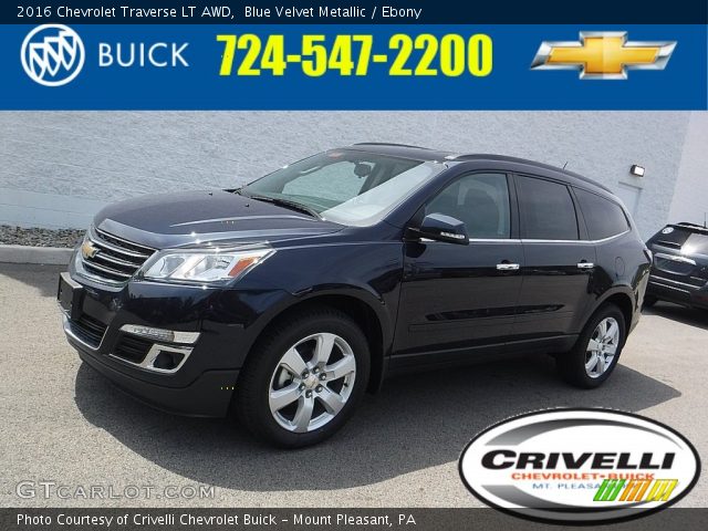 2016 Chevrolet Traverse LT AWD in Blue Velvet Metallic