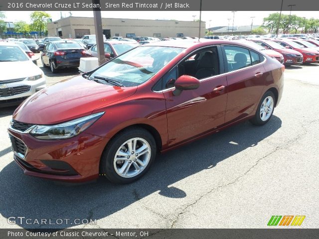 2016 Chevrolet Cruze LT Sedan in Siren Red Tintcoat