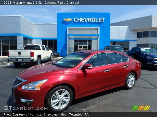 2013 Nissan Altima 2.5 SL in Cayenne Red