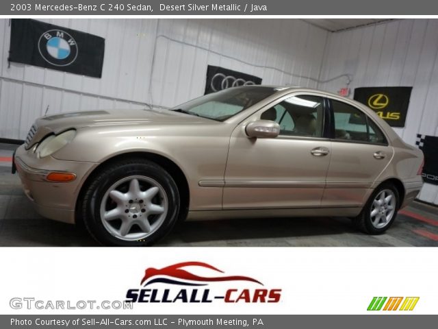 2003 Mercedes-Benz C 240 Sedan in Desert Silver Metallic