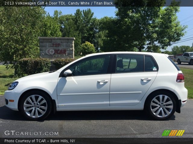 2013 Volkswagen Golf 4 Door TDI in Candy White