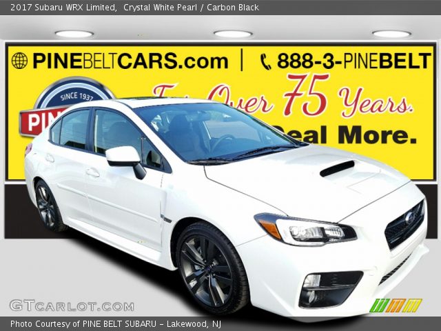 2017 Subaru WRX Limited in Crystal White Pearl