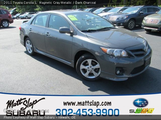 2011 Toyota Corolla S in Magnetic Gray Metallic