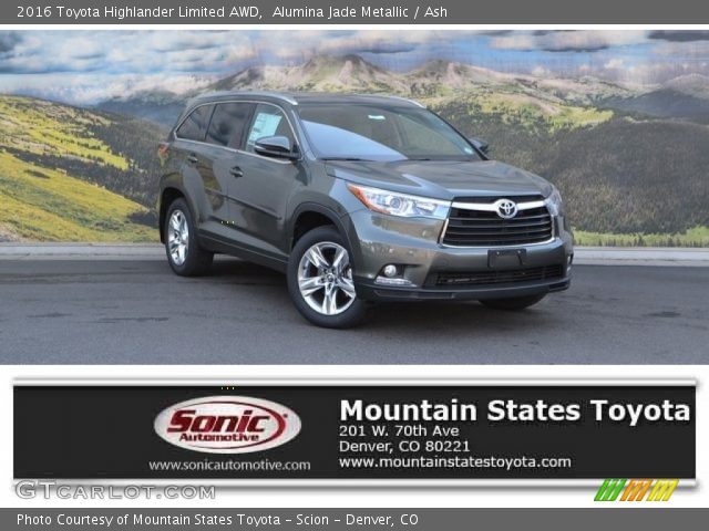 2016 Toyota Highlander Limited AWD in Alumina Jade Metallic