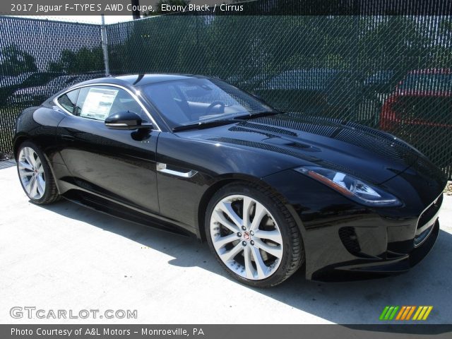 2017 Jaguar F-TYPE S AWD Coupe in Ebony Black