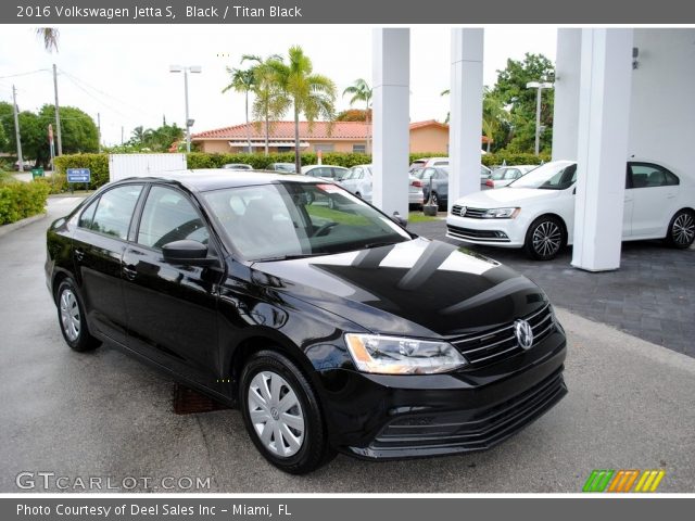 2016 Volkswagen Jetta S in Black