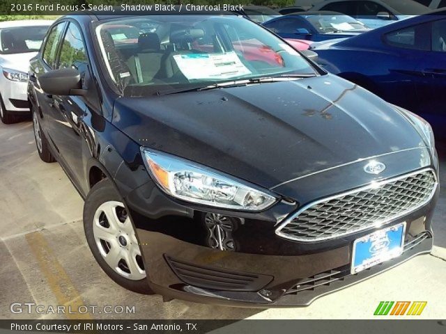 2016 Ford Focus S Sedan in Shadow Black