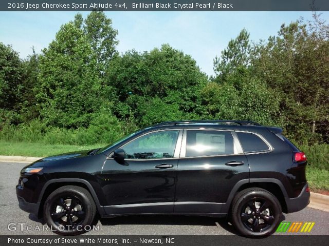 2016 Jeep Cherokee Sport Altitude 4x4 in Brilliant Black Crystal Pearl