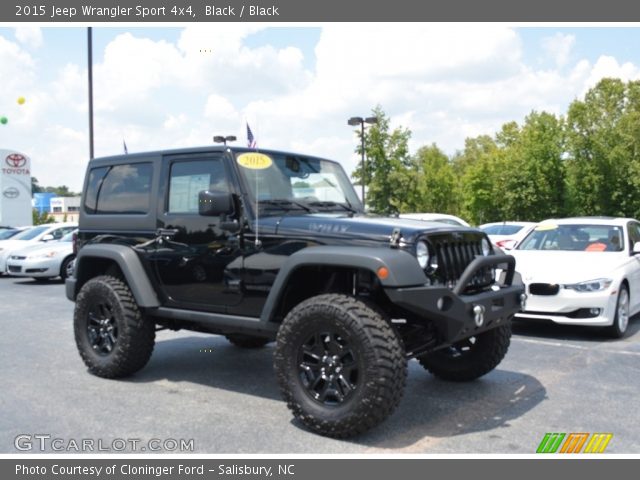 2015 Jeep Wrangler Sport 4x4 in Black