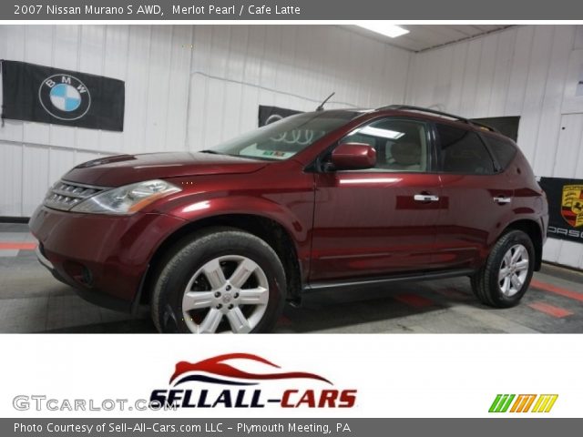 2007 Nissan Murano S AWD in Merlot Pearl