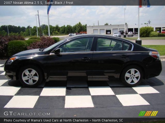 2007 Nissan Altima 2.5 S in Super Black