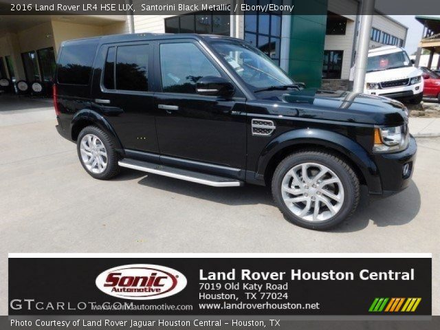 2016 Land Rover LR4 HSE LUX in Santorini Black Metallic