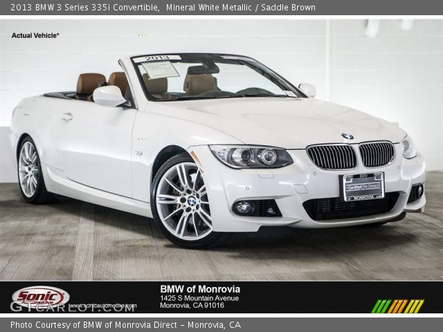 2013 BMW 3 Series 335i Convertible in Mineral White Metallic