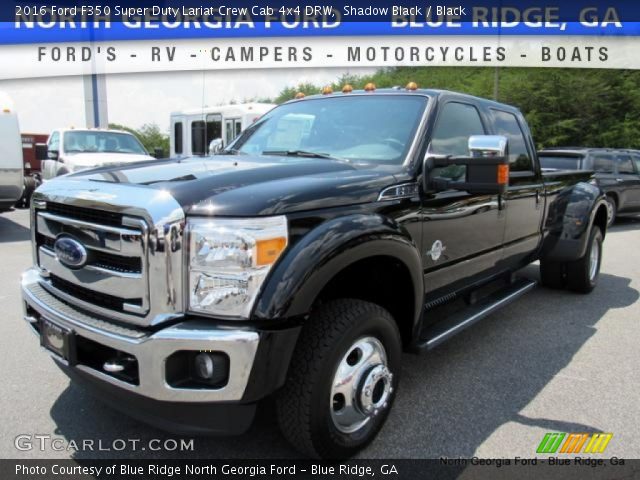 2016 Ford F350 Super Duty Lariat Crew Cab 4x4 DRW in Shadow Black
