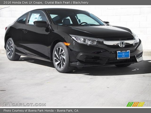 2016 Honda Civic LX Coupe in Crystal Black Pearl