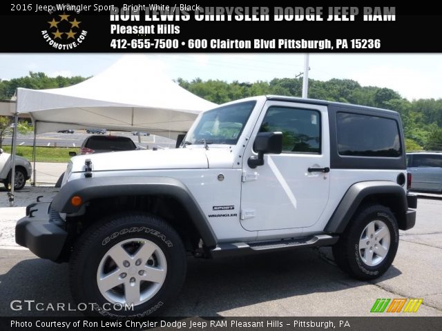 2016 Jeep Wrangler Sport in Bright White