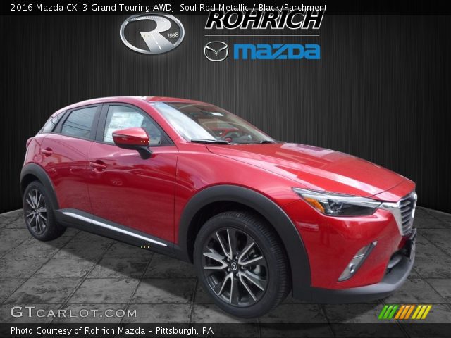 2016 Mazda CX-3 Grand Touring AWD in Soul Red Metallic