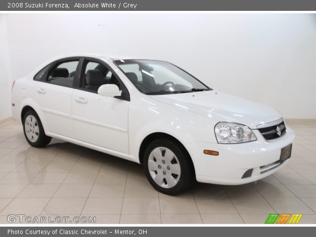 2008 Suzuki Forenza  in Absolute White