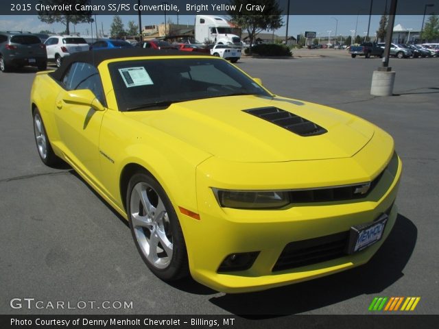 2015 Chevrolet Camaro SS/RS Convertible in Bright Yellow