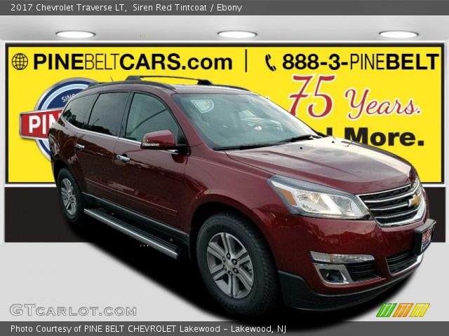 2017 Chevrolet Traverse LT in Siren Red Tintcoat