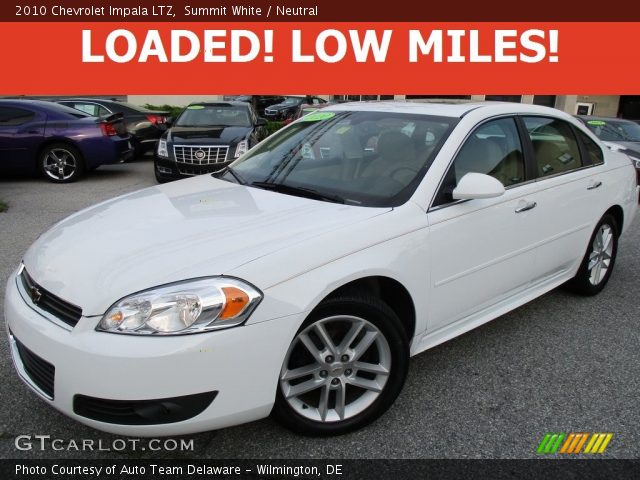 2010 Chevrolet Impala LTZ in Summit White