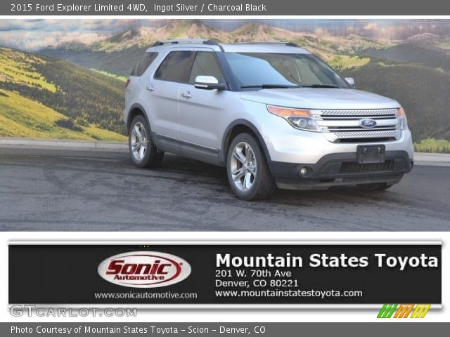 2015 Ford Explorer Limited 4WD in Ingot Silver