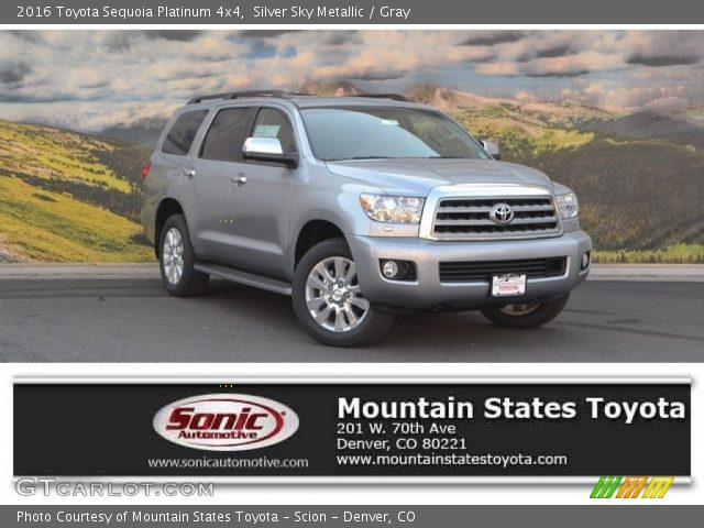 2016 Toyota Sequoia Platinum 4x4 in Silver Sky Metallic