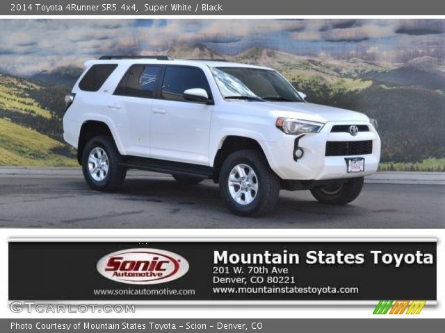 2014 Toyota 4Runner SR5 4x4 in Super White