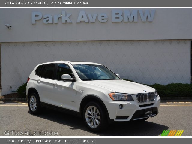 2014 BMW X3 xDrive28i in Alpine White