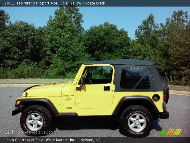 2001 Jeep Wrangler Sport 4x4 in Solar Yellow