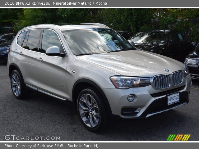 2016 BMW X3 xDrive28i in Mineral Silver Metallic