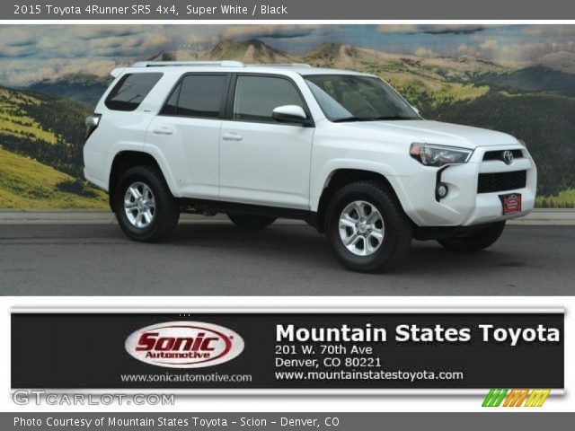 2015 Toyota 4Runner SR5 4x4 in Super White