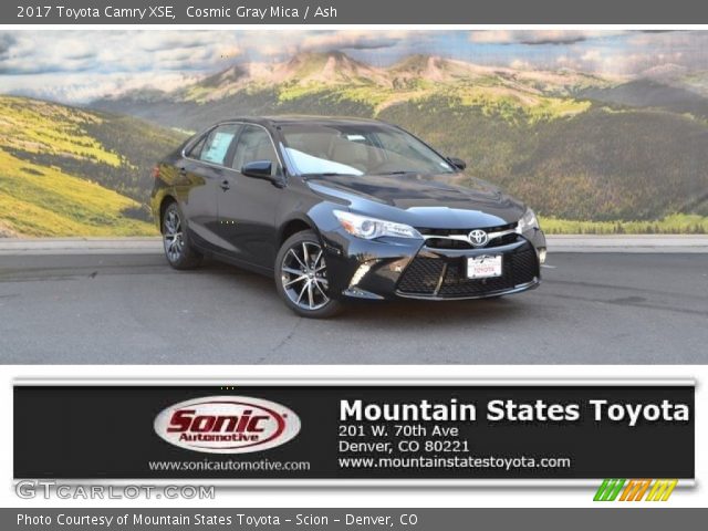 2017 Toyota Camry XSE in Cosmic Gray Mica