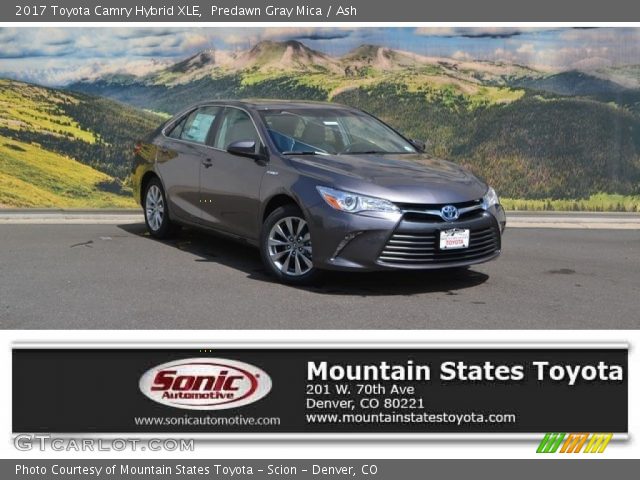 2017 Toyota Camry Hybrid XLE in Predawn Gray Mica