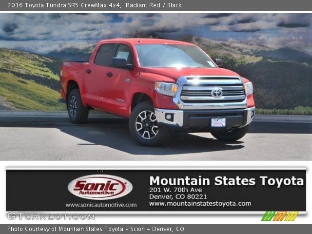 2016 Toyota Tundra SR5 CrewMax 4x4 in Radiant Red