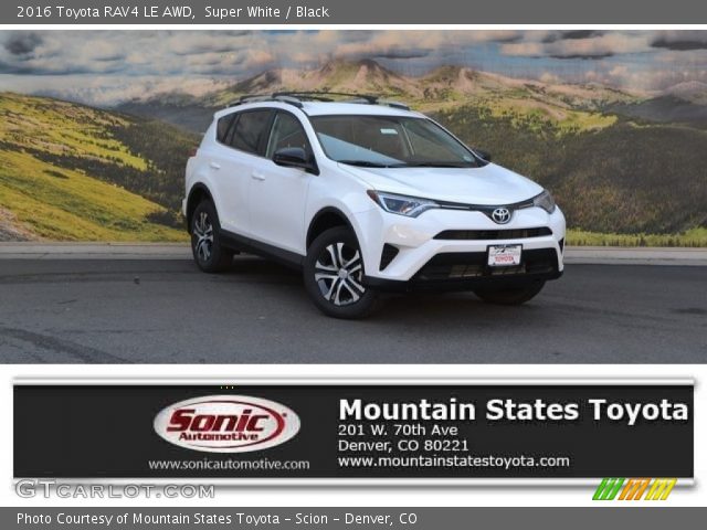 2016 Toyota RAV4 LE AWD in Super White