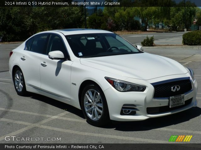 2014 Infiniti Q 50 Hybrid Premium in Moonlight White