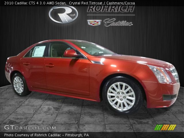 2010 Cadillac CTS 4 3.0 AWD Sedan in Crystal Red Tintcoat