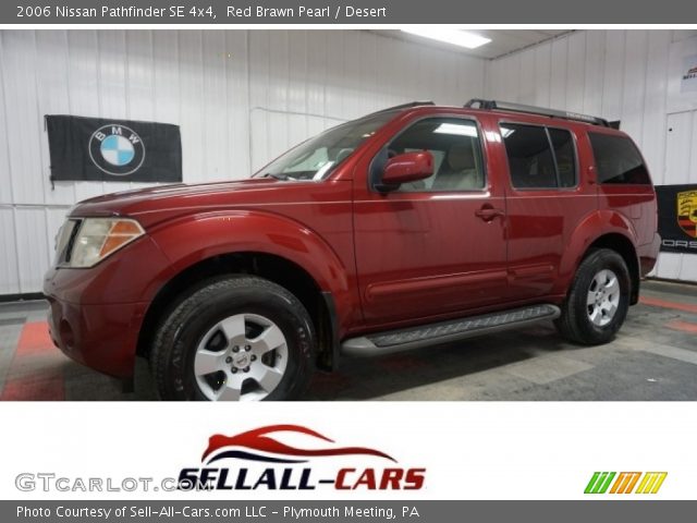 2006 Nissan Pathfinder SE 4x4 in Red Brawn Pearl