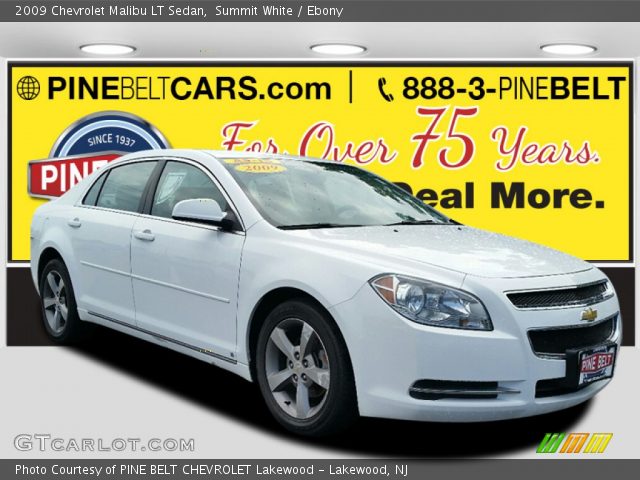 2009 Chevrolet Malibu LT Sedan in Summit White