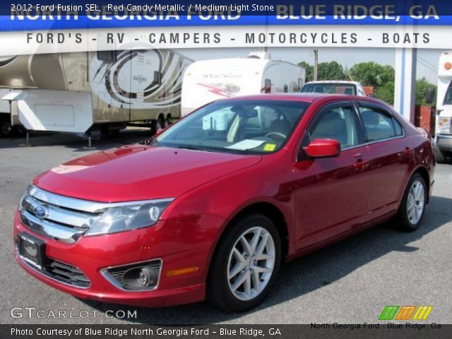2012 Ford Fusion SEL in Red Candy Metallic