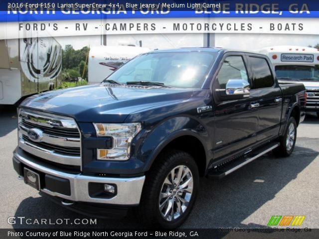 2016 Ford F150 Lariat SuperCrew 4x4 in Blue Jeans