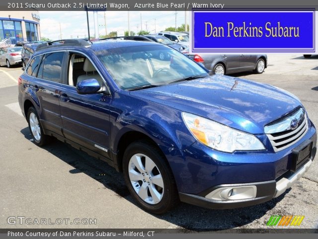 2011 Subaru Outback 2.5i Limited Wagon in Azurite Blue Pearl