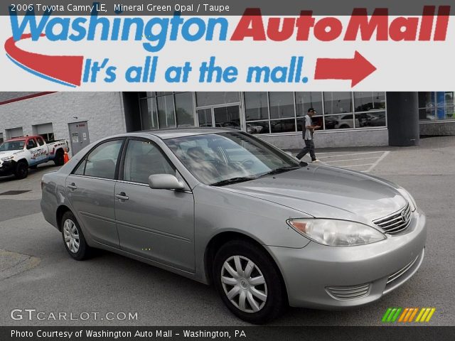 2006 Toyota Camry LE in Mineral Green Opal