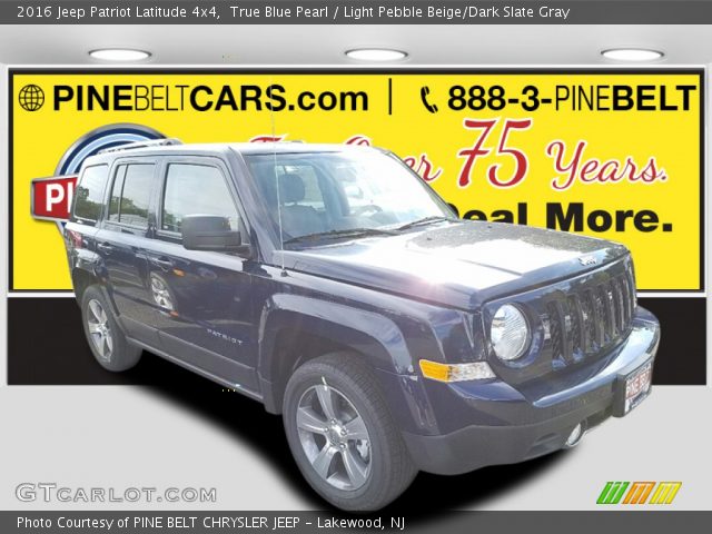 2016 Jeep Patriot Latitude 4x4 in True Blue Pearl